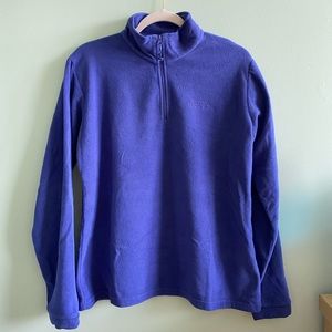 Purple Fleece Zip Up